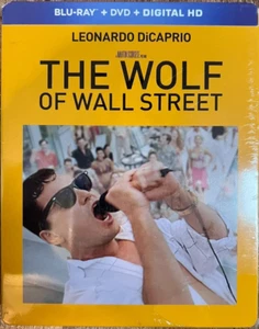 The Wolf of Wall Street (2013) Leonardo DiCaprio  Blu-Ray & DVD Steelbook    VGC - Picture 1 of 1