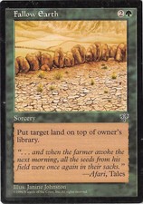 Fallow Earth *PLAYSET* Magic MtG x4 Mirage MP