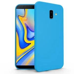 Cover Custodia Tpu Soft SIlicone Morbido per Samsung Galaxy J6 Plus Azzurro - Foto 1 di 6