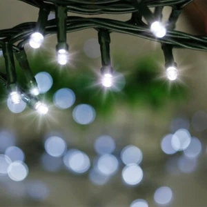 100/200/ 300/400/500/1000 LED Cool Weiß Weihnachten Fairy Licht Low Sicher - Bild 1 von 6