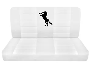 Funda de asiento trasero/trasero con diseño de caballo para Ford Mustang Convertible 1994-2004 - Imagen 1 de 12