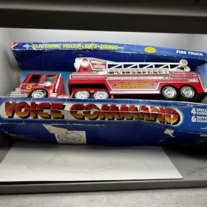 Buddy L Vintage Voices Lights Sounds Voice Command Fire Engine Truck New! Rare - Picture 1 of 7