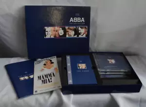 ABBA "THE COLLECTION" 3 CD + VHS VIDEO. COMPILATION BOX SET. & booklet - Picture 1 of 8