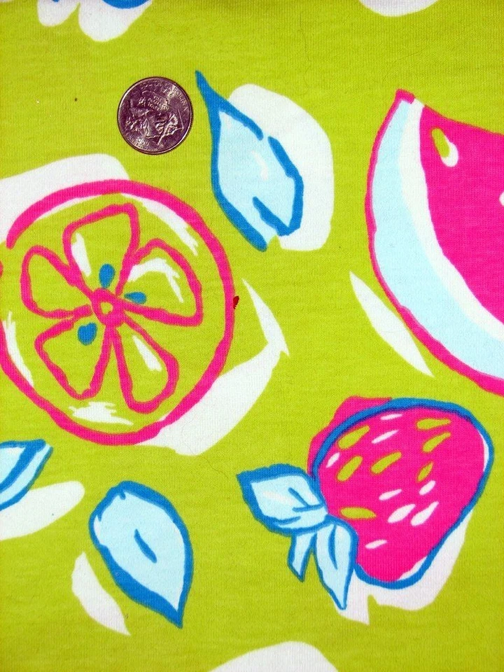 Lime Fruit - cotton jersey - 2 yards   - Image 1 of 1