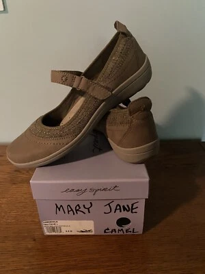 Easy Spirit Lownsdale Mary Jane Cuero/Textil Superior Taupe Para Mujer 9.5M NUEVO Foto 1 de 4