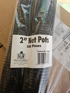 Net Pots 2" 100 Pack - 10 Packs Per Case - Sold By The Case. 1000 Pots Total! - Picture 1 of 1