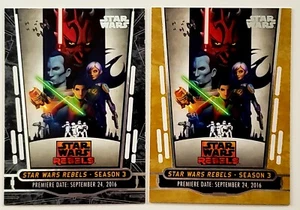 🔥REBELS 2017 TOPPS Star Wars 40TH ANNIVERSARY #18 MAUL WREN EZRA GOLD 29/40!🔥 - Bild 1 von 2