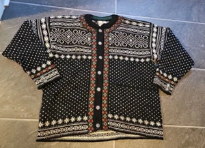 DALE OF NORWAY FAIR ISLE CARDIGAN WOOL SWEATER BUTTONS MEN'S SZ XL - Picture 1 of 3