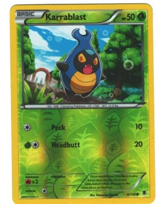 Karrablast 8/119 Phantom Forces Reverse Holo Common Pokémon TCG - Image 1 of 2