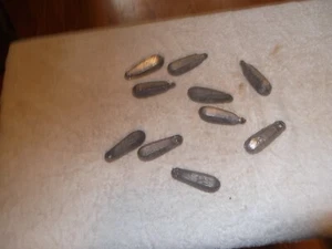 10 #10er Angelgewichte Sinkers Blei Konvolut - Bild 1 von 2