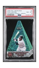 1998 Pacific Prism Cramer's Choice Award Emerald 91/99 Tony Gwynn Padres PSA 8