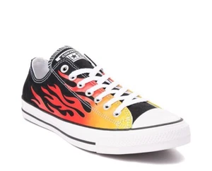 Converse Chuck Taylor All Star Low Top Archive Flame Sneaker Schwarz / Emaille Rot - Bild 1 von 7