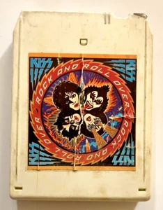 Kiss - Rock and Roll Over - Casablanca 87037 8-Track Tape White 1976 rare - Imagen 1 de 6