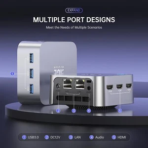 4K UHD Mini PC INTEL N100 16GB DDR4 512GB SSD ROM 2.4G/5G Windows 11 PRO WIFI BT - Bild 1 von 7