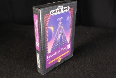 Sega Genesis Phantasy Star III: Generations of Doom CIB with manual and box 1991 - Image 1 of 4
