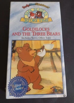 VHS FHE Papa Beaver's Story Time Goldilocks Three Bears Seven Other Tales Tape - Image 1 of 3