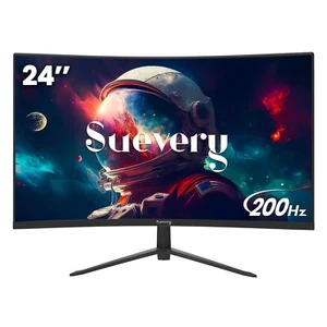 Suevery SV240QA 24" 200Hz Curved FHD 1080P Frameless Gaming Monitor - Picture 1 of 3