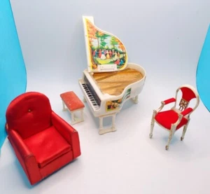 Vintage Ideal Redbox Petite Princess Puppenhaus Royal Flügel Spielzeug Lot 1960er - Bild 1 von 24