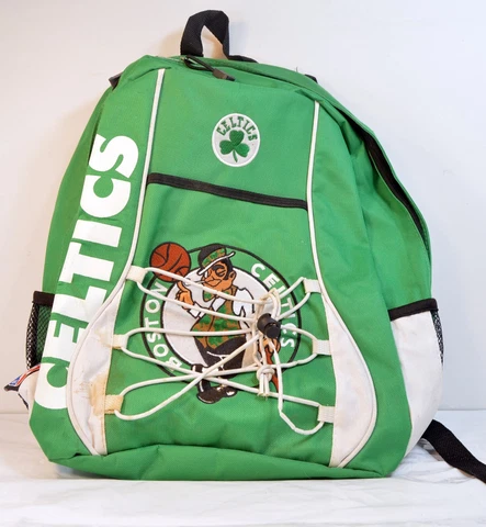 Boston Celtics NBA Backpack Knapsack Basketball Green Cover