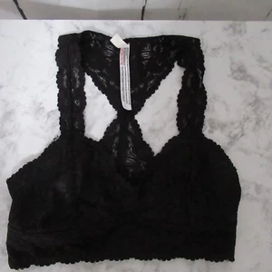 Intimately Free People Bra S Small Black Lace Bralette Wire Free - Imagen 1 de 3