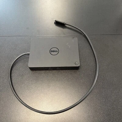 2X Dell K17A WD15 Docking USB-C 4K Station Thunderbolt Black (No Adapter) - Image 1 of 4