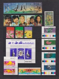 Christmas Island - 8 Mint, NH commemorative sets, cat. $ 31.75 - Picture 1 of 1