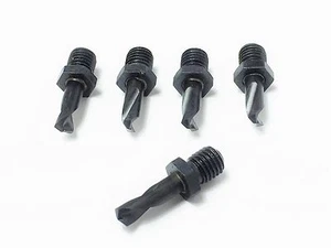 Threaded Drill Bits size #20 0.1610" HSS 135ᵒ Split Point 9/16" OAL set of 5 - Foto 1 di 4