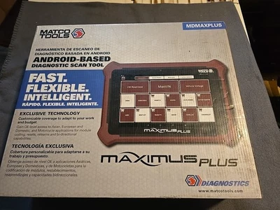 NUEVO ESCÁNER DE DIAGNÓSTICO MATCO TOOLS MAXIMUS PLUS MDMAXPLUS 8" AUTOMOTRIZ ANDROID Foto 1 de 4