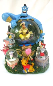 Vintage Disney Share a Dream Come True Parade Schneekugel - Aladdin/Genie/Prinzessin EUC - Bild 1 von 15