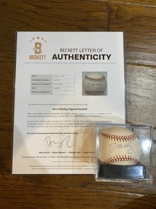 Roy Halladay Signed Autographed baseball With BGS Certificate MLB LOA - Picture 1 of 2
