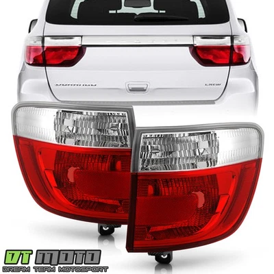 Luces traseras transparentes rojas de fábrica para Dodge Durango 2011 2012 2013 luces izquierda+derecha Foto 1 de 4