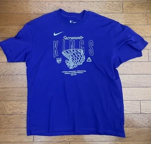 Nike Sacramento Kings Purple Shirt Size Large New! - Picture 1 of 4
