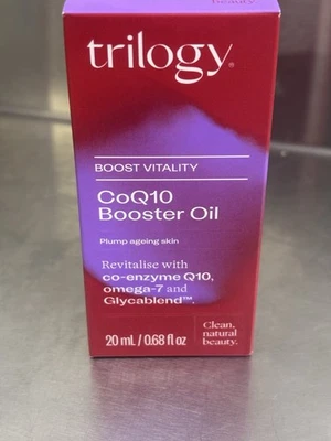 NEW! Trilogy CoQ10 Booster Oil For Ageing Skin -  20ml 0.68 fl.oz - Exp 03/27 - Image 1 of 2