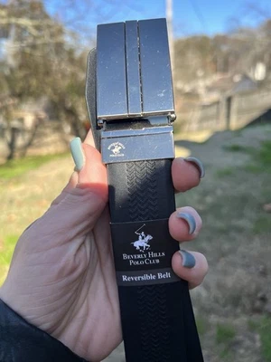 Cinturón Polo Reversible Negro Talla 34 Foto 1 de 4