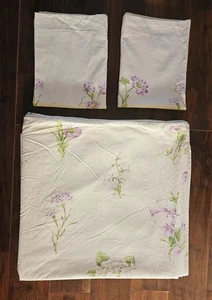 SANDERSON 'OPTIONS' Flora Double Duvet Cover + 2 Pillowcases - Picture 1 of 7