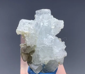 Ramo de cristal terminado aguamarina natural de 27 quilates con mica de Skardu Pakistán - Imagen 1 de 11