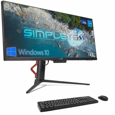 All in One i5 16GB 480GB 21:9 Ultrawide 30" 2K IPS Windows 10 PC Computer - Image 1 of 4
