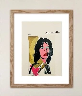 Andy Warhol, impresión original firmada con certificado de autenticidad y valoración de $3,500. Foto 1 de 4