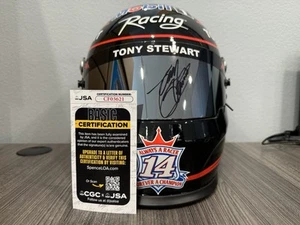 Casco replica full size BrandArt 2016 Tony Stewart firmato Mobil 1 Pegasus + - Foto 1 di 11
