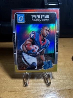 Tyler Ervin #198 2016 Panini Optic Texas Rookie RC rojo amarillo Foto 1 de 2