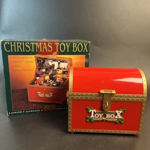 Vtg 1997 Animated Illuminated Musical Christmas Toy Box Band Maisto Music Decor - Picture 1 of 19