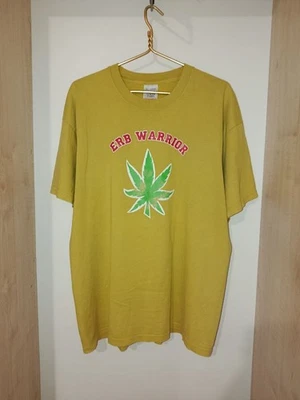 Camiseta De Colección Weed Marijuana ERB Warrior Talla XL Psyche Delic Foto 1 de 4