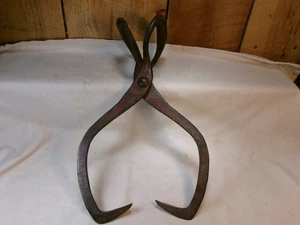 Vintage Gifford Wood Co Hudson NY 13 Zoll 542 Eiszange - Bild 1 von 7