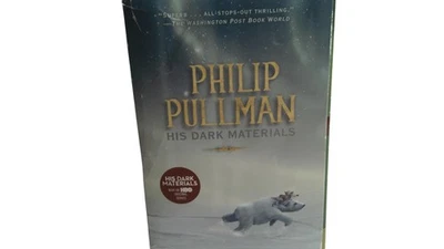 Philip Pullman His Dark Materials Trilogy Box Set Paperback Books HBO Tie-In - Image 1 of 4