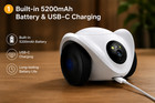 Smart 1080P Pet Camera Robot Treat Dispenser WiFi 2-Way Audio Dual Lens