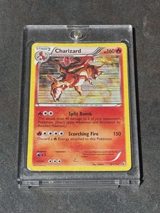 Charizard Pokemon 2013 BW Legendary Treasures Holo 19/113 - SWIRL - Picture 1 of 4