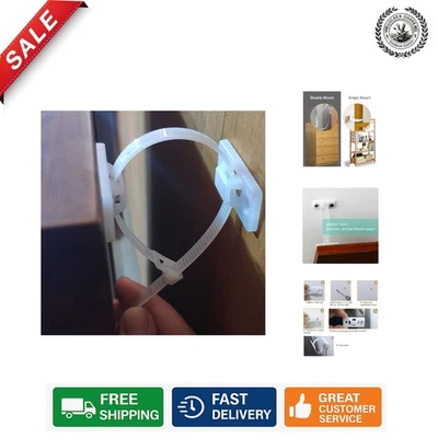 Versátiles anclajes de pared antivuelco para muebles para bebés y mascotas - 6 correas ajustables Foto 1 de 4