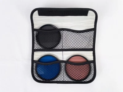 Promaster 77mm Filter Set of 3 -  Wide Circular Polarizer / FL-D / 80A + Pouch - Image 1 of 4
