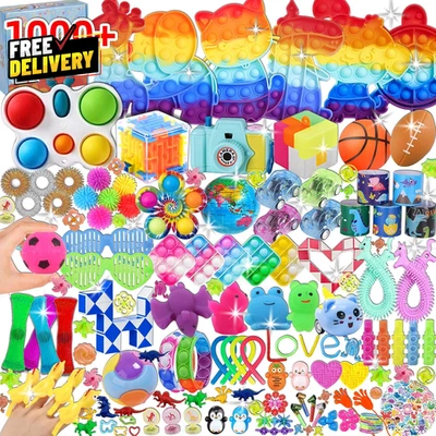 1000 peças lembrancinhas de festa para crianças brinquedos inquietação brinquedos de presente de aniversário a granel..... - Imagem 1 de 4