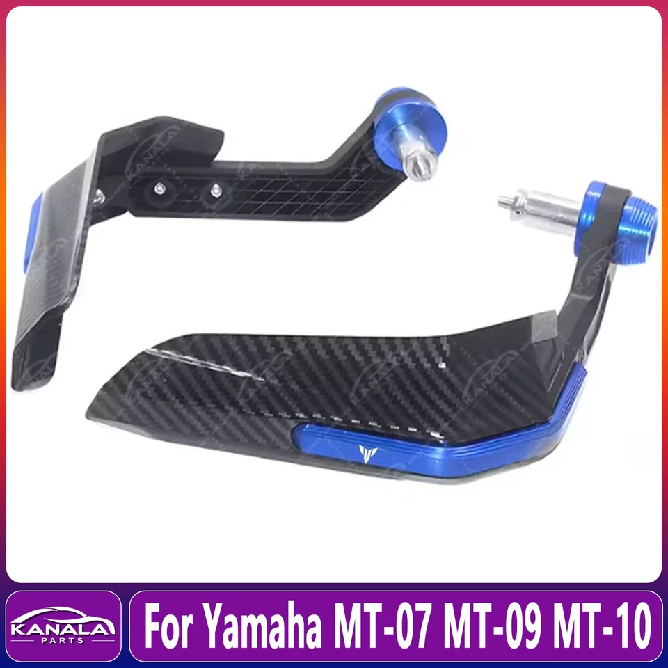 7/8" Motorcycle Wind Shield Hand Bar End Protector For Yamaha MT-07 MT-09 MT-10 - Image 1 of 1